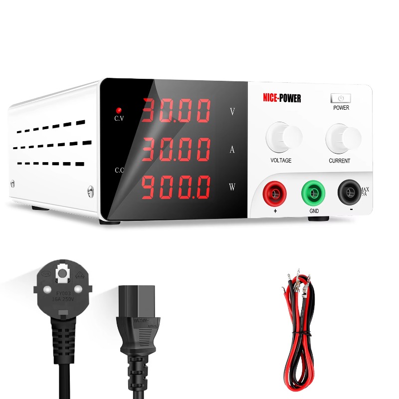Dc Power Supply Variable - Power R-SPS3030 30V 30A Laboratory Testing