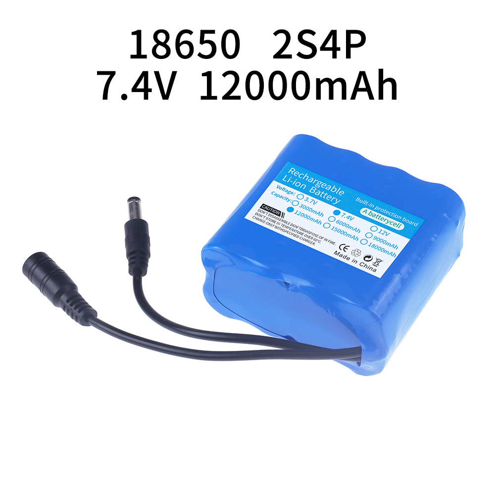 2S4P 18650 Lithium Battery 7.4 - Diy Rc Electronics review and price