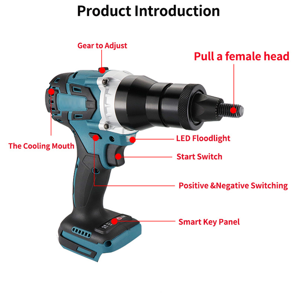 Electric Riveting Gun Brushles - Diy Electronics Starter Kit review and price