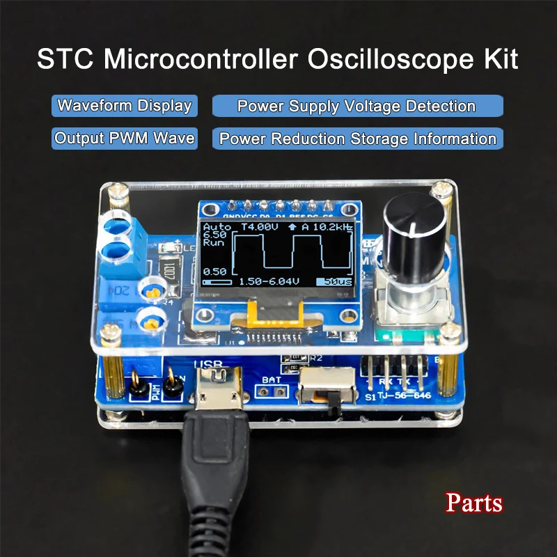 STC8K8A Microcontroller Kit DI - Oscilloscope Dso Mini review and price