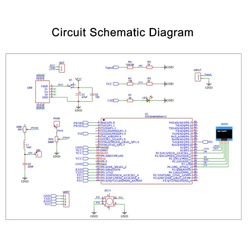 STC8K8A Microcontroller Kit DI - Oscilloscope Dso Mini review and price