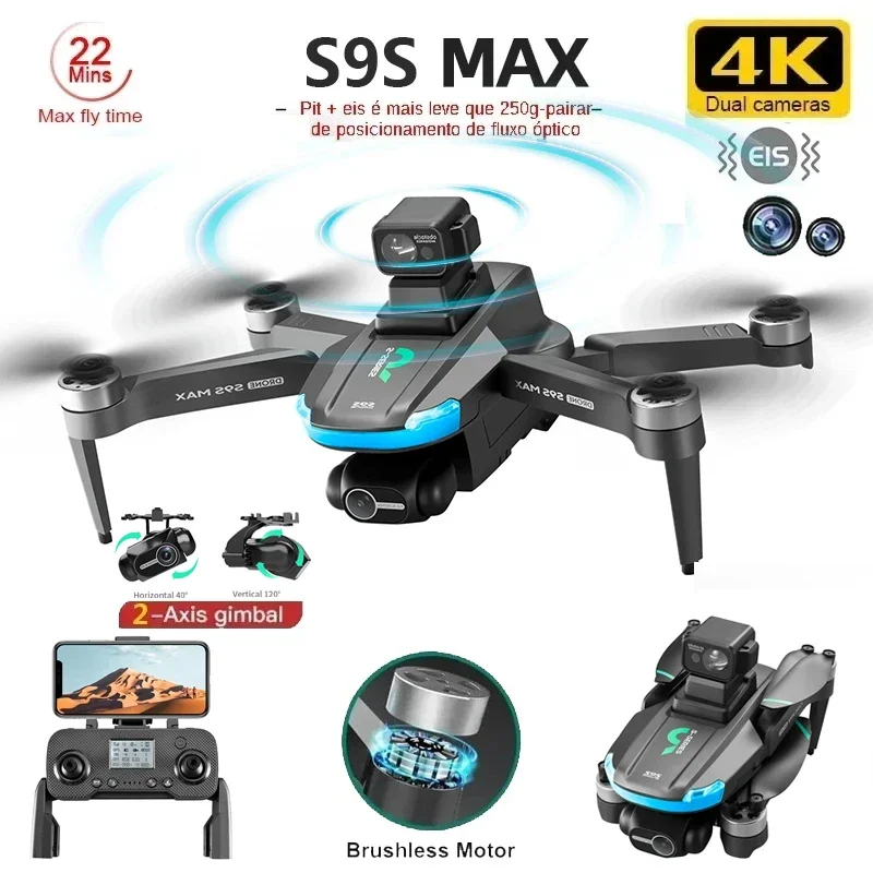 NEW S9S MAX MINI Drone 4K 2-Ax - Diy Rc Electronics review and price
