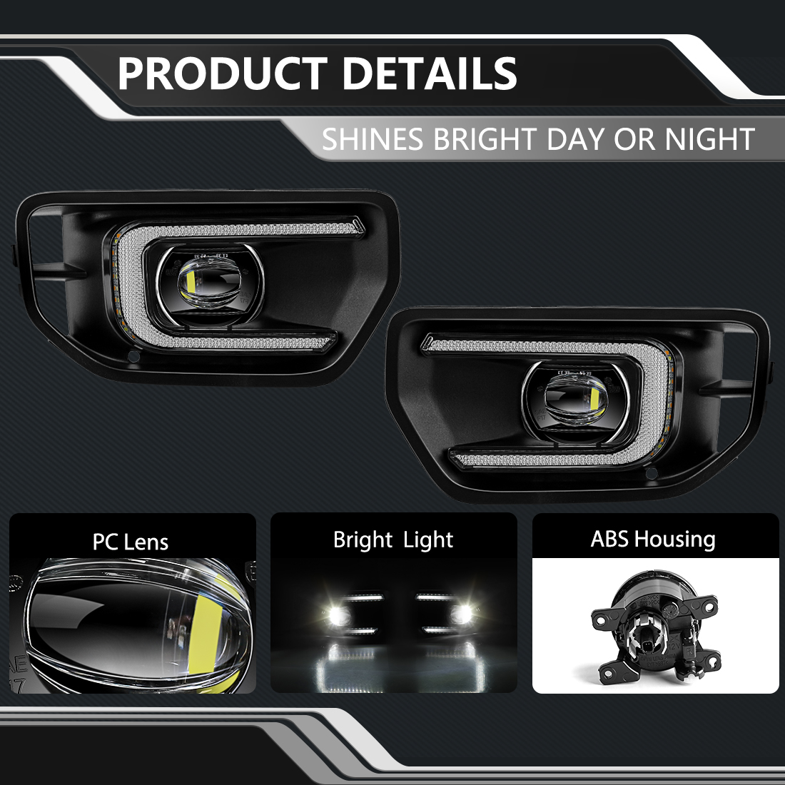 1 Set LED DRL Fog Lamp For For - Led Assortment Kit review and price