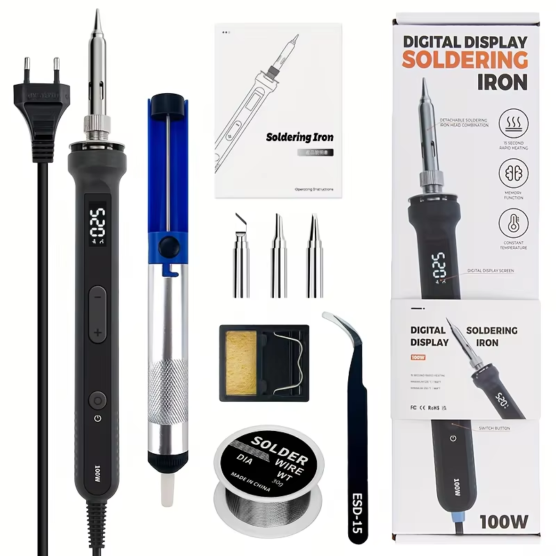 100W Digital Soldering Iron Ki - Learn Diy Electronics review and price