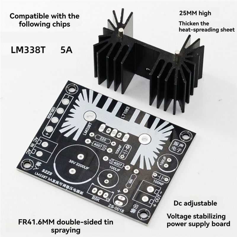 LM338 5A Output Adjustable Lin - Diy Electronics Supplies review and price