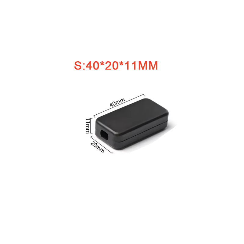2PCS Plastic Waterproof Black  - Diy Electronics Supplies review and price