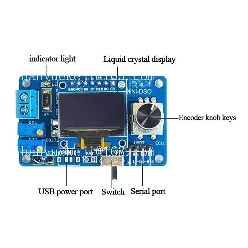 STC8K8A Microcontroller Kit DI - Oscilloscope Dso Mini review and price