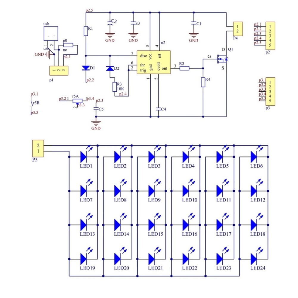 NE555 For PWM LED Desk Lamp DI - Diy Electronics Table review and price