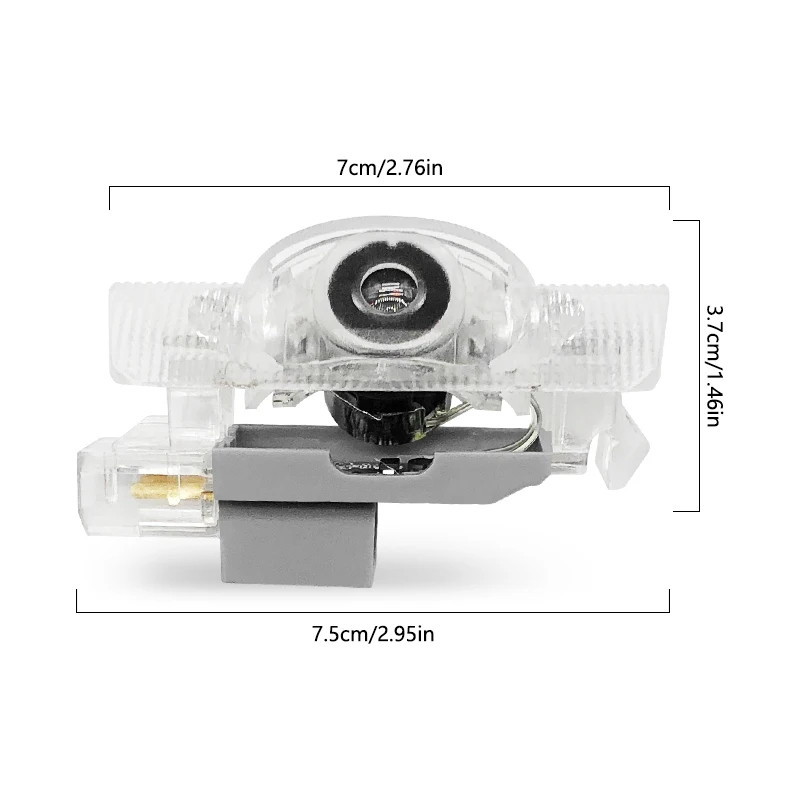 2Pcs LED Projector Lamp Car Do - Diy Rc Electronics review and price