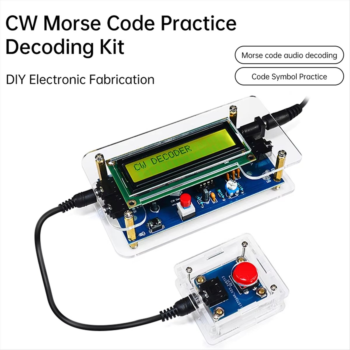 HDL DC9V CW Morse Code Decoder - Diy Electronics Audio review and price