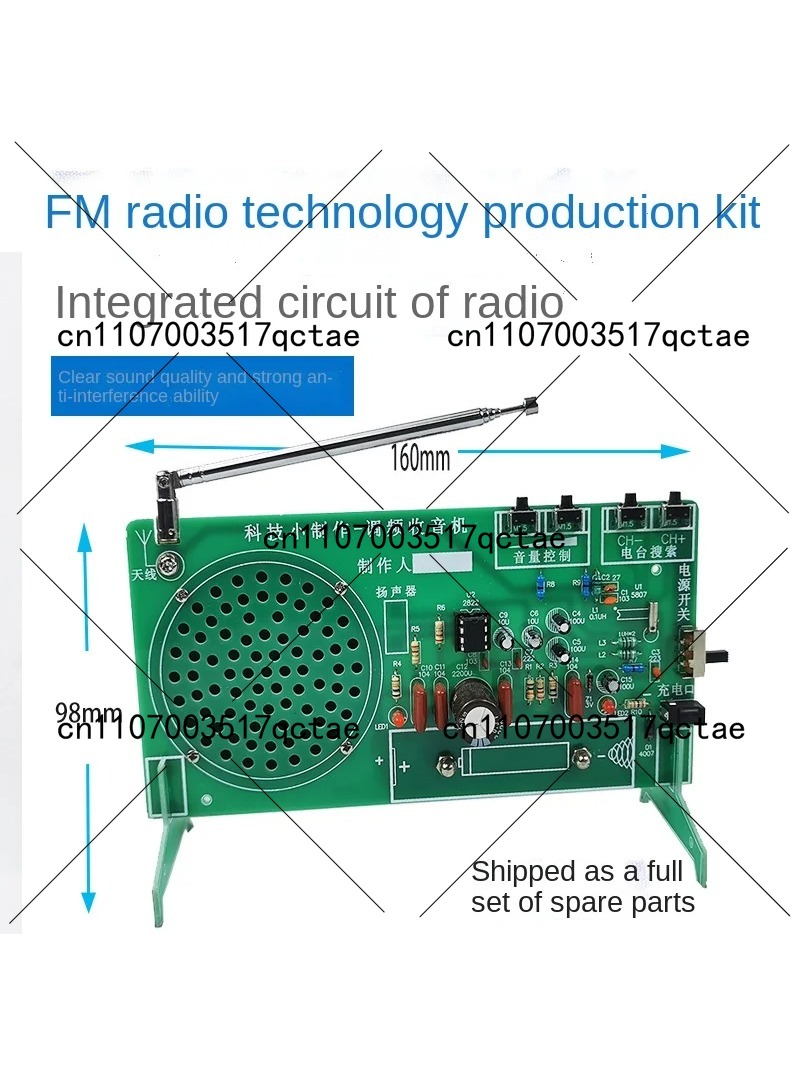 Radio Kit FM FM FM electronic  - Diy Electronic Components review and price