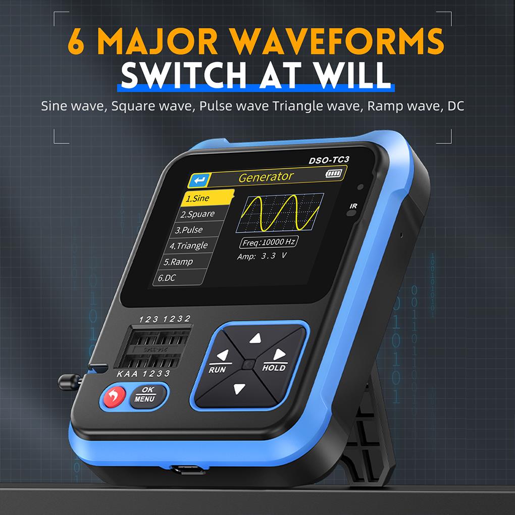 FNIRSI DSO-TC3 3in1 Mini Handh - Oscilloscope Dso Mini review and price
